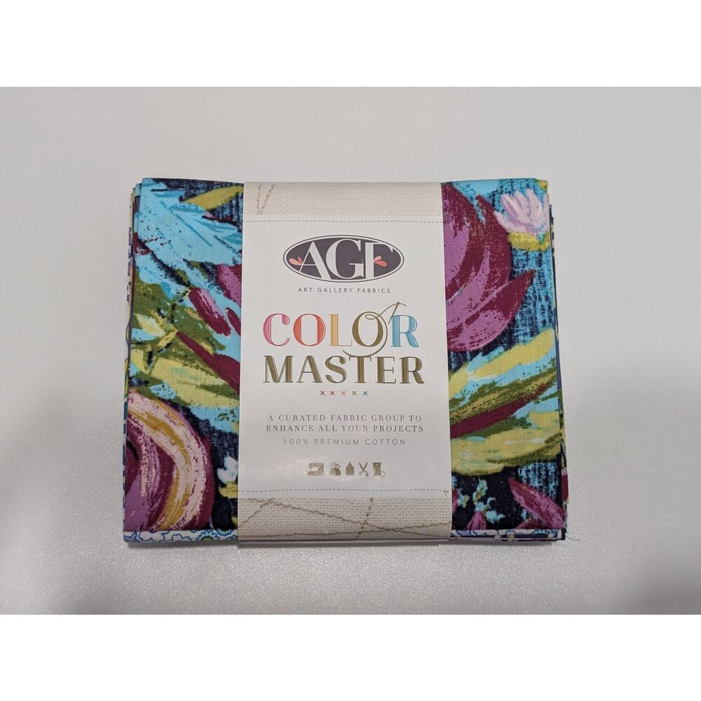 Sapphire Shine Edition Color Master Fat Quarter Bundle by Art Gallery Fabrics